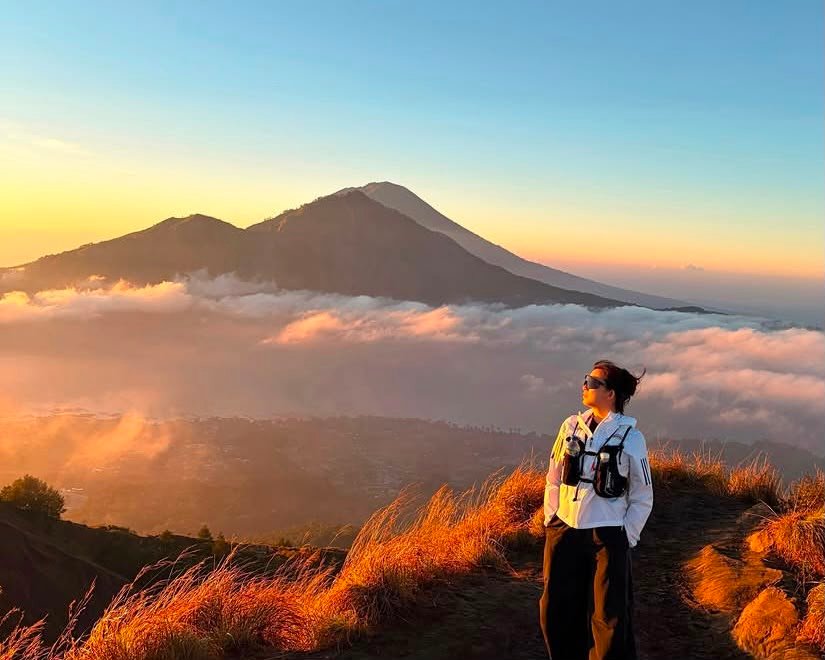 mount batur from nusa dua